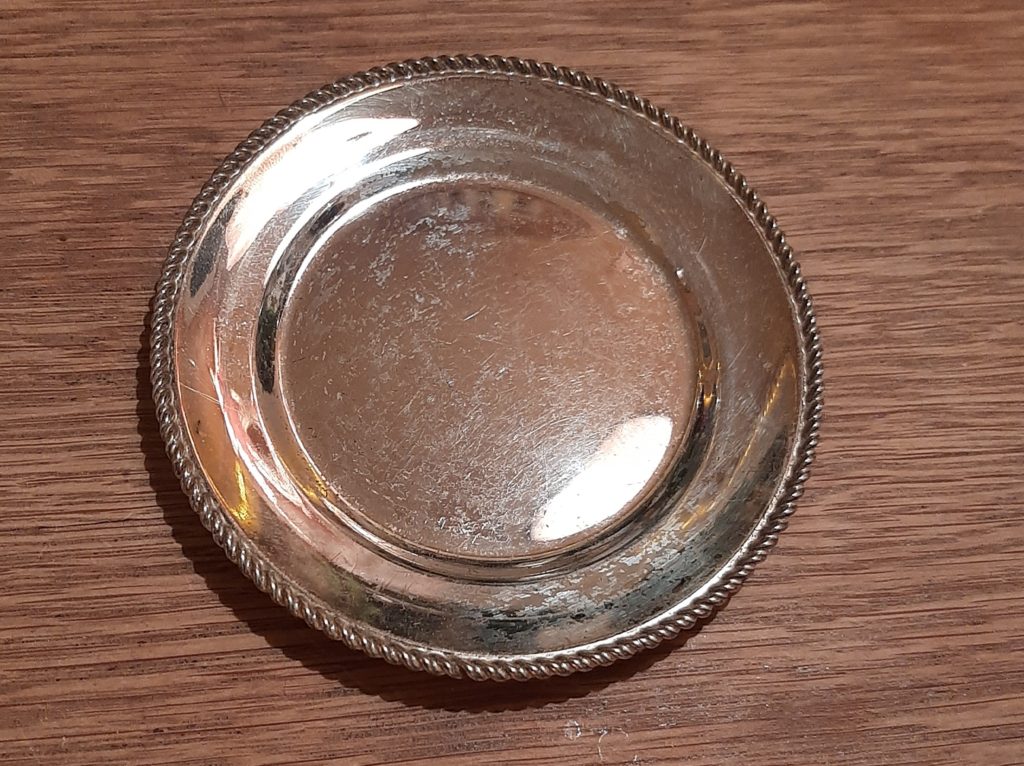 Antique Silver Plated Coaster