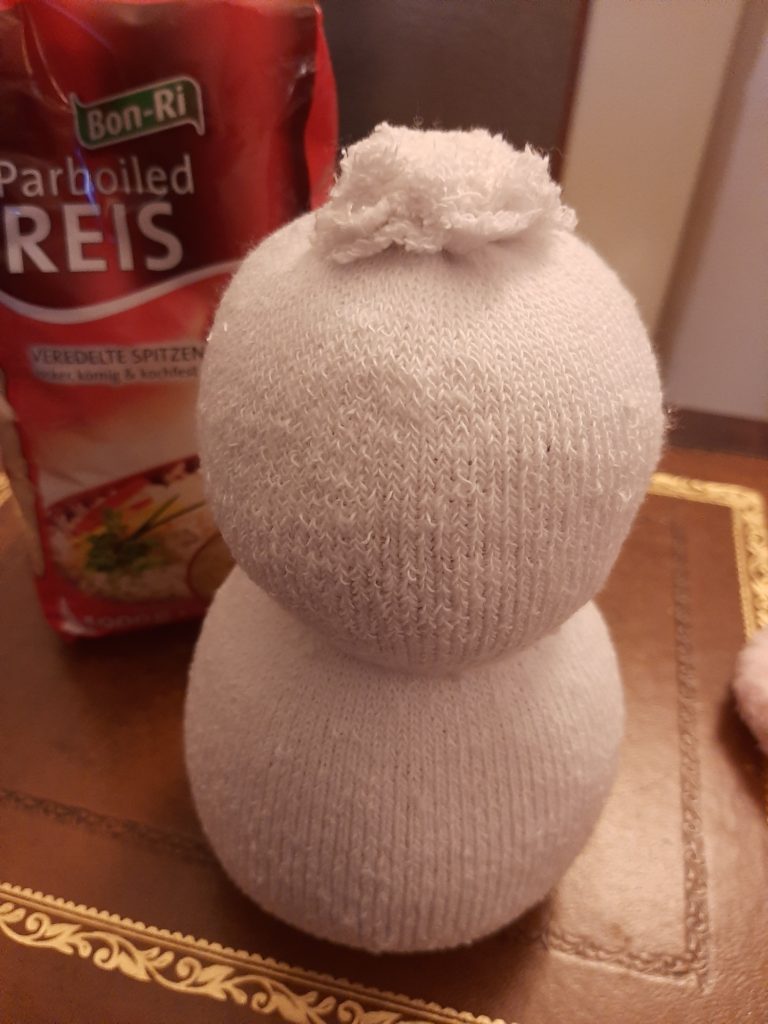 Making Christmas Decorations - Sock Snowmen: Basic Sock Snowman