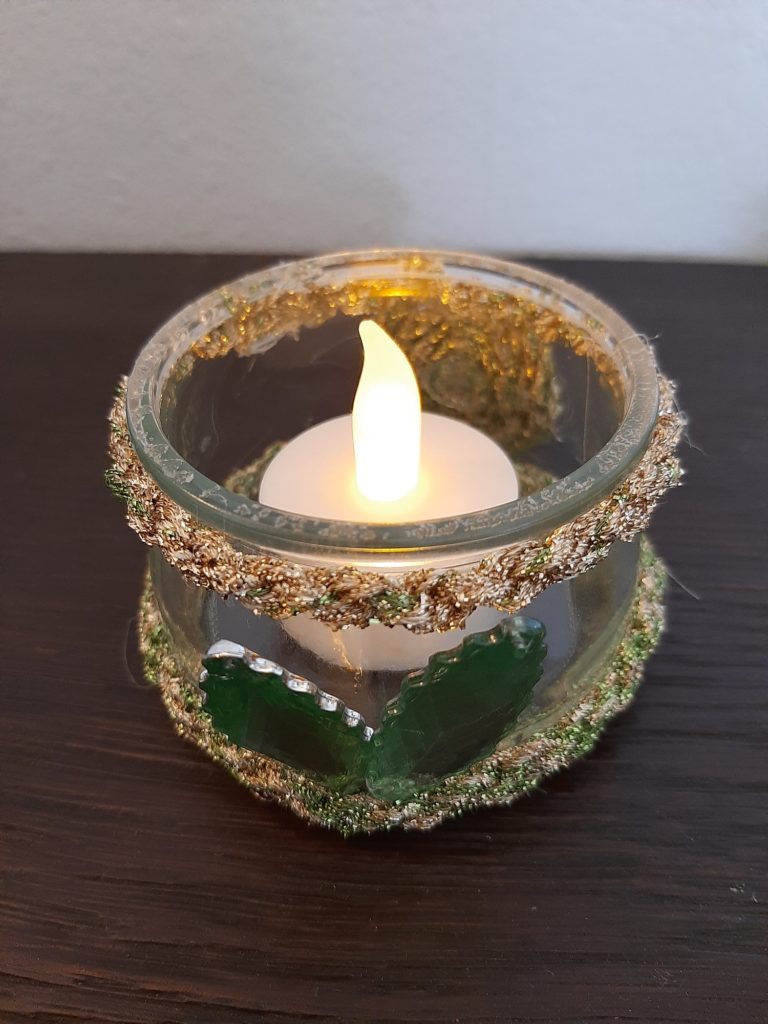 Candle Holder with glitz