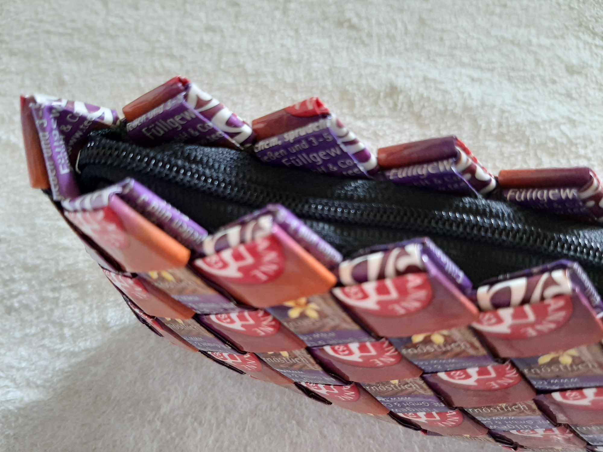 Buy Paper Mosaic Clutch, Candy Wrapper Purse, Recycle Up-cycle Candy  Wrapper Purse Bag, Recycled Candy Wrapper Woven Handbag, Mosaic Paper Bag  Online in India - Etsy